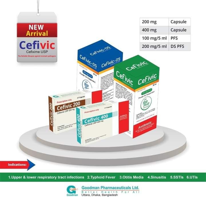 Capsule Cefivic 200mg (14pcs)